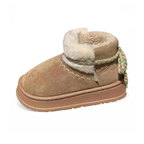 Deesha Термический Устойчивый к истиранию Увеличивающие Высоту Короткие Снежные Ботинки Женские