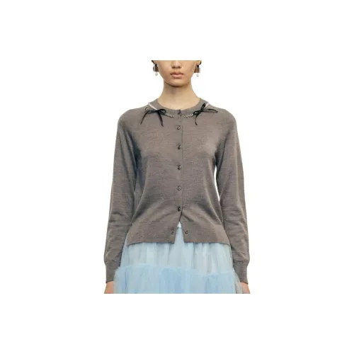 SIMONE ROCHA Уголь Жемчужный Женские Трикотаж