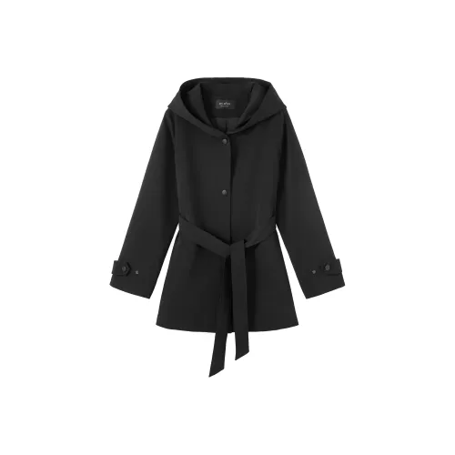 DX.DAXI Черный Женская Тренч