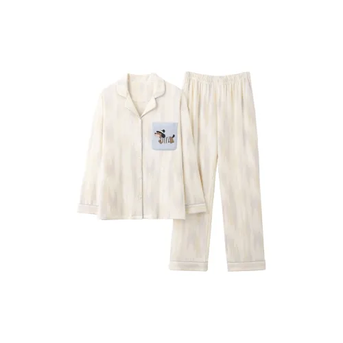 MADALLO Женские Пижамные комплекты цвета экрю