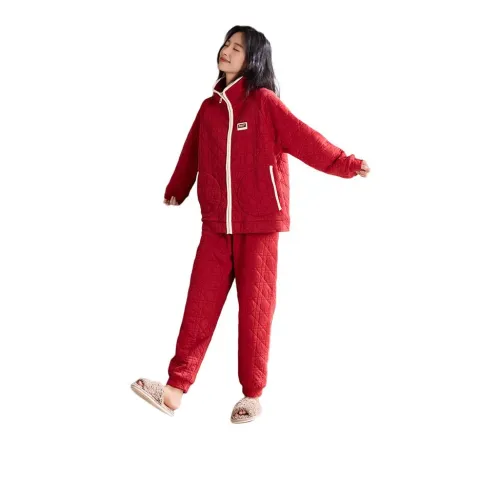 99317 Красный Женский Пижамный Комплект