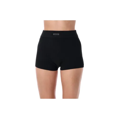 Fear Of God Essentials FW25 Логотип Plaque Высокая Обхват талии Шорты Повседневные шорты Женские