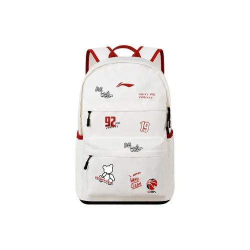 Лайнер Полиэстер Рюкзак Стандартный Унисекс Белый Красный