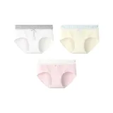 [3 упаковки] Сердце Сердце Белый + В клетку Абрикос + Цветочный Розовый