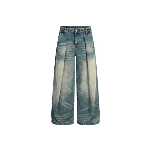 STRUCKCOOL Синий Унисекс Джинсы