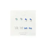 Серьги "Сердце-Loving", бабочка, наборы одежды, 02