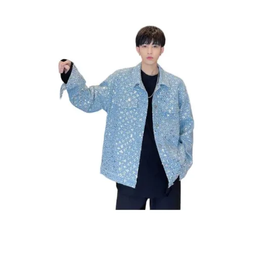 Olivia Share777 Светло-синие Женские Куртки