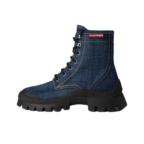 DSQUARED 2 Короткий Аутдор Женский Синий