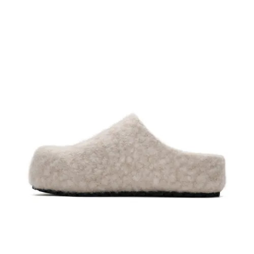 Mule Donkey Обувь Birkenstock Женские Кремовый Торт Серый