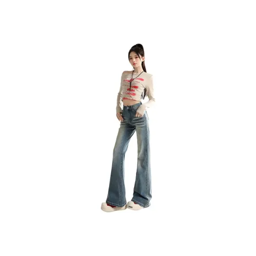 STGX Blue Women's Jeans STGX Синий Женские Джинсы