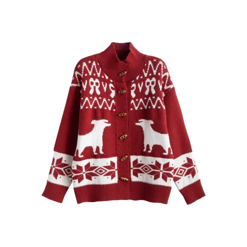 Tonlion Красный тон Женский трикотаж