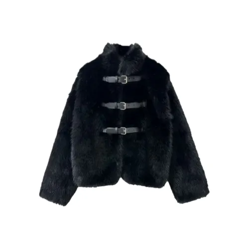 ZEKIKO STUDIO Черный Женские Меховые изделия