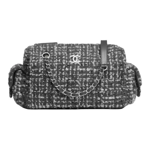 CHANEL Сумка через плечо из коровьей кожи маленькая женская темно-коричневая