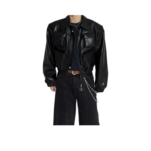 CHEER ZONE Кожа Куртка Унисекс