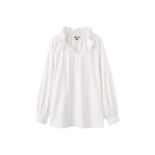 GENERAL IDEA BY BUMSUK Длинный рукав рубашка женский