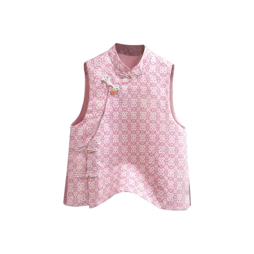 SIBAISHE Розовые Женские Жилеты