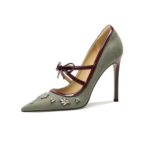 Lily Wei Xiaochuan Парус Sea Узкий каблук Высокие каблуки Женские