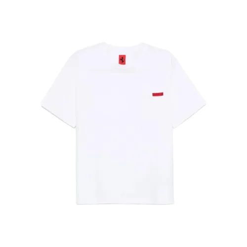 Ferrari White Men's T-Shirts Феррари Белые Мужские Футболки