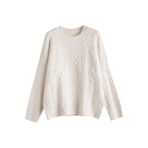 Tonlion Экрю Женские Свитера