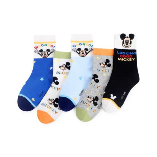 Disney 91 Осенние и зимние хлопковые носки [Тип A 5 пар] Детские носки