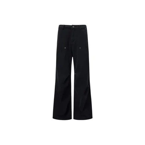 SONGS ALONG Черные Унисекс Джинсы