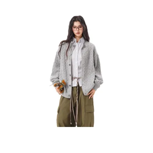 TUOFEI Светло-серый Унисекс Трикотаж