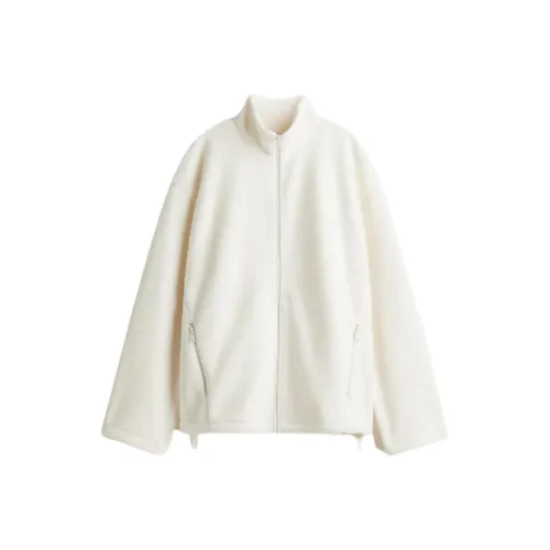 H M Белый Женские Бархатные Куртки