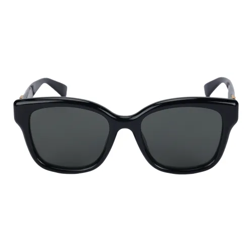 GUCCI Ацетат Квадратные Солнцезащитные Очки Женские Черные