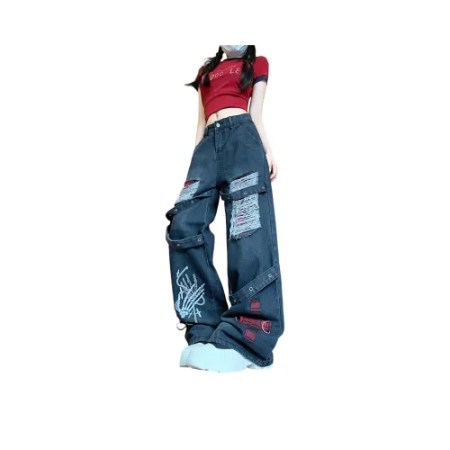 BELOVED STARRY Red Women's Jeans BELOVED STARRY Красный Женские Джинсы