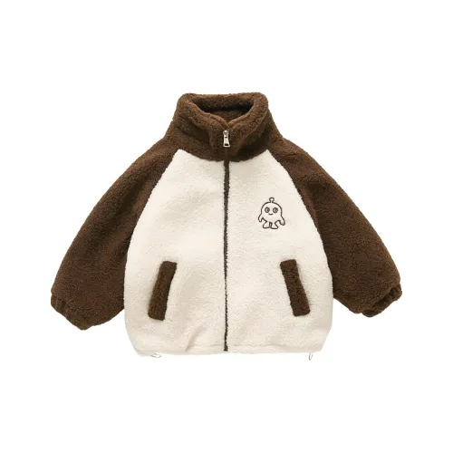 RHOBESAM Cute Angel MTS0288 DanZai Флисовое пальто 1 Кофейный Kids Куртки