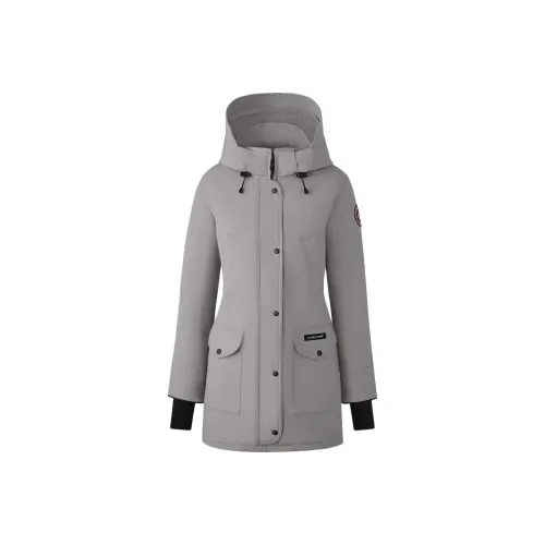 Canada Goose Trillium пуховик Parka пальто зимний женский лаймово-серый