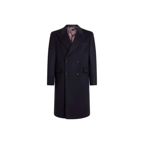ETRO Синий Мужской Пальто