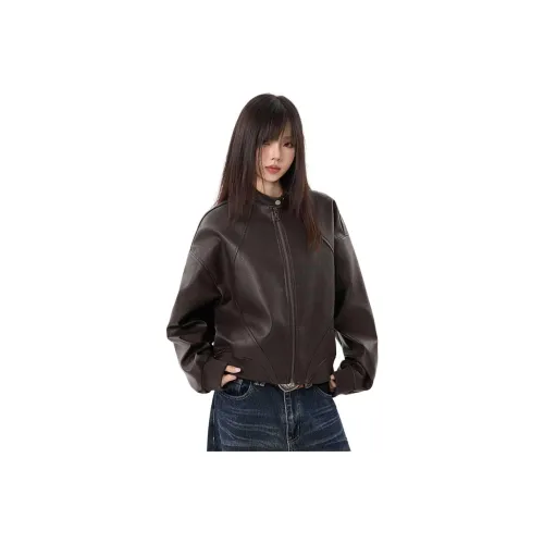 NEVER RULE Кожа Куртка Унисекс