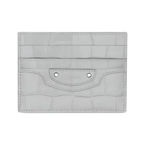 Balenciaga Neo Classic Коровья кожа Держатель для карт Держатель для карт Мини Женский Серый