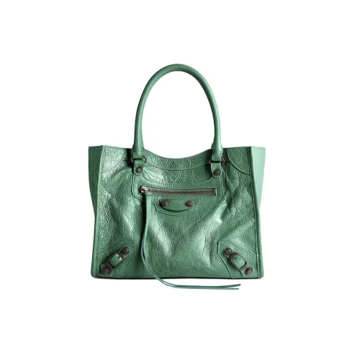 Balenciaga Le City Arena Lambskin Bag Mini Women's Turquoise