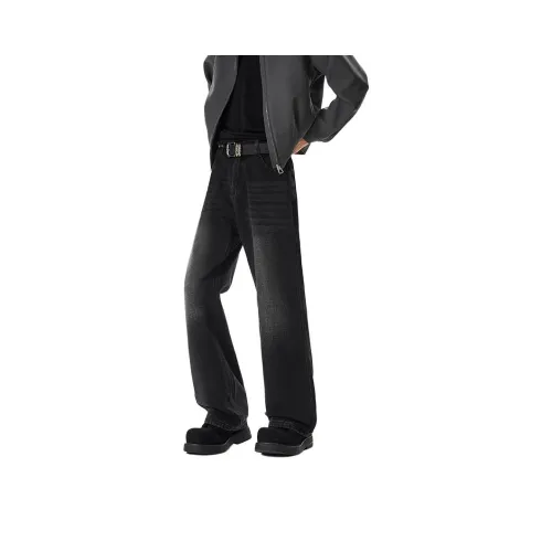 BLACK AT Унисекс Джинсы