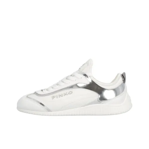 PINKO Love Birds series Низкий топ Повседневная обувь Женская Белая