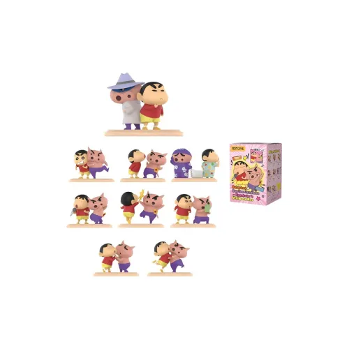 52TOYS Карандаш SHIN Chan Весна DEPARTMENT'S Топ CP Слепые коробки Один Mystery Коробка Целая коробка 8 шт