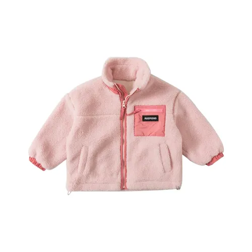 RHOBESAM Сладкий Дом 2467 Обхват груди Карман на молнии Флис Пальто Розовый Kids Утеплённые куртки
