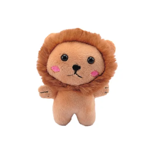 QICAIBOSHI Cartoon Cute Лев Украшение Плюшевый Брелок 12 см Рекомендуемая высота