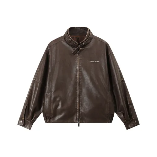 NewJnxs Унисекс Кожаные Куртки