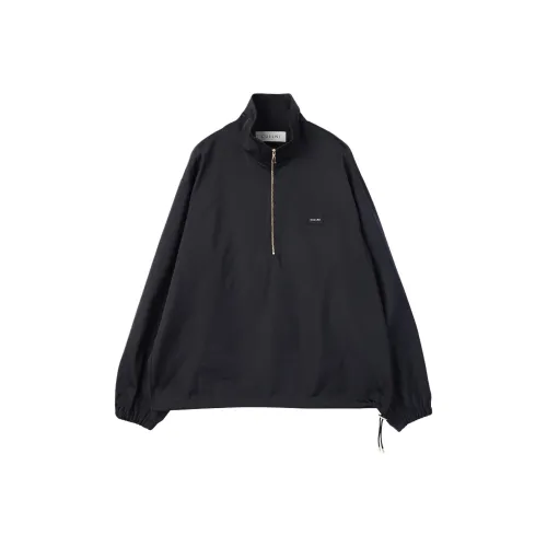 CULLNI FW25 Double Satin Half Zip Embroidery Patch Pullover Sweatshirt Unisex CULLNI FW25 Двойной Сатин Полузастежка Вышивка Патч Пуловер Свитшот Унисекс