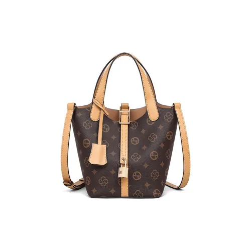 Younger Song Синтетическая кожа Одно плечо Сумка Женская Кофейного цвета