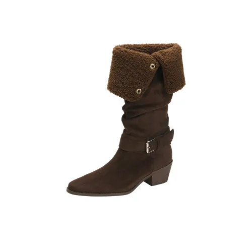 JIUXINGDAO Женские сапоги на высоком каблуке