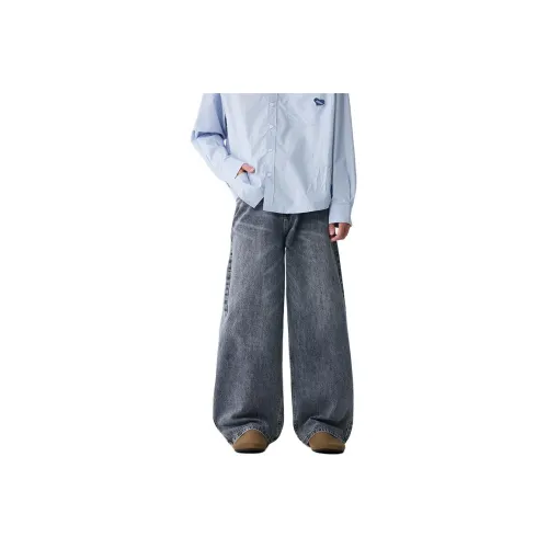 CHAORENBANG Синий Унисекс Джинсы