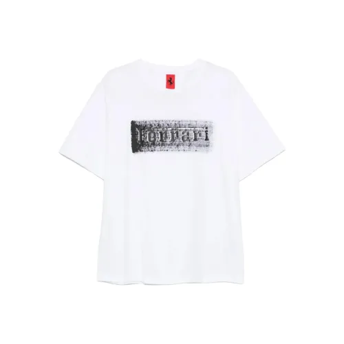 Ferrari White Men's T-Shirts Феррари Белые Мужские Футболки
