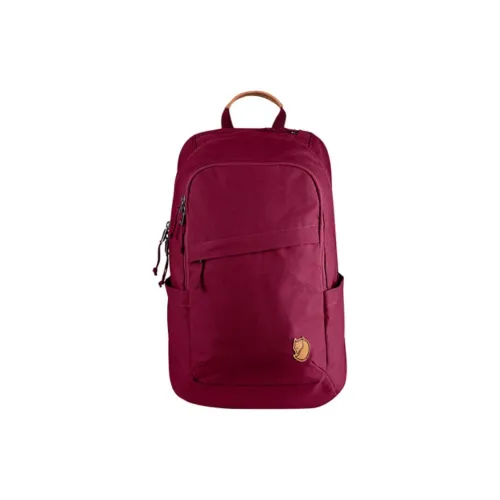 Fjallraven Полиэстер Кожа Рюкзак Ноутбук Сумка Унисекс Фуксия