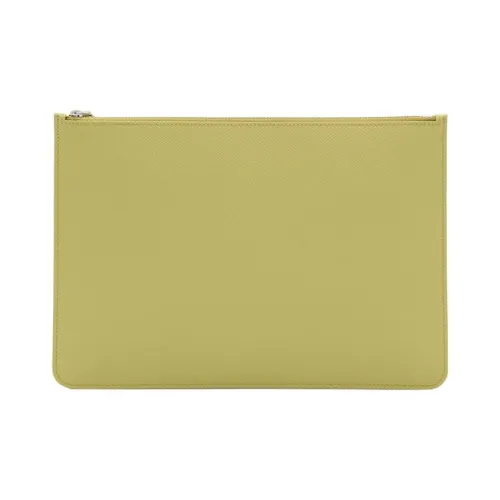 Maison Margiela Клатч из коровьей кожи унисекс желтый