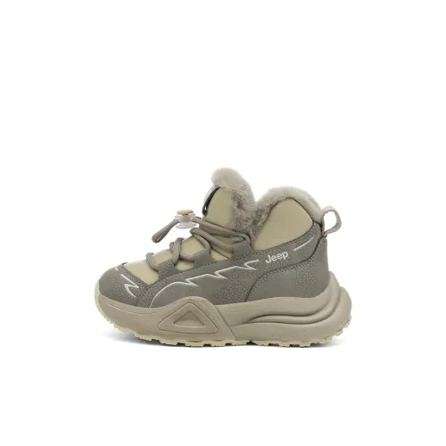 JEEP Explorer 2,0 Мальчики и девочки Утепленная обувь Теплоизоляционный Устойчивый к истиранию Анти-KICK Высокий топ Сноубутсы для детей