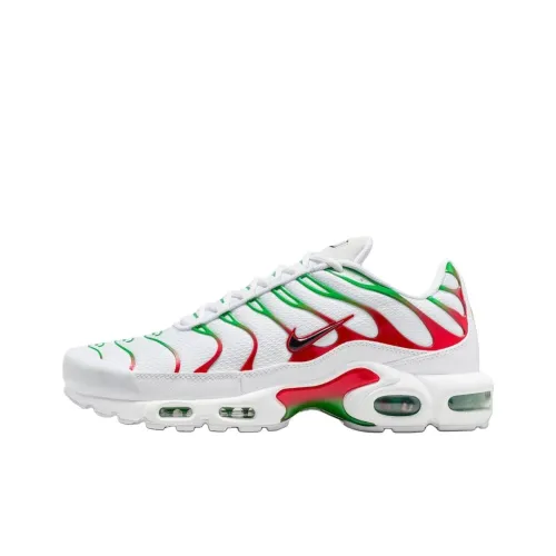 Nike Air Max Plus Abrasion Resistant Низкий Топ Беговые кроссовки Унисекс Черный Белый